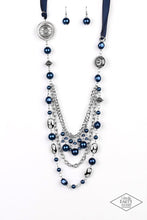 Load image into Gallery viewer, All The Trimmings Blue Necklace