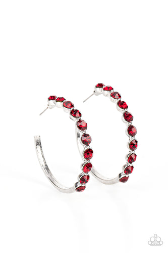 Photo Finish Red Earring