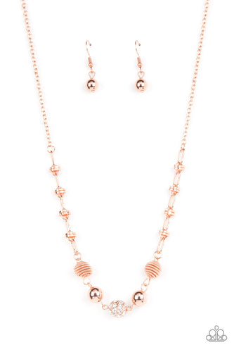 Taunting Twinkle Copper Necklace