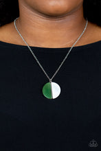 Load image into Gallery viewer, Elegantly Eclipsed Green Necklace