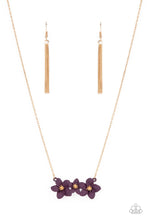 Load image into Gallery viewer, Petunia Picnic Purple Necklace