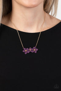 Petunia Picnic Purple Necklace