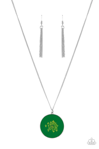 Prairie Picnic Green Necklace