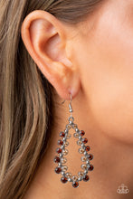 Load image into Gallery viewer, Its About to GLOW Down Brown Earring