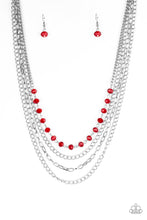 Load image into Gallery viewer, Extravagant Elegance Red Necklace