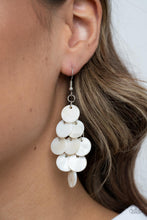 Load image into Gallery viewer, Tropical Tryst White Earring