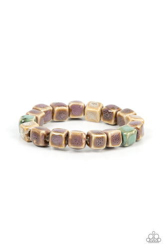 Glaze Craze Purple Bracelet