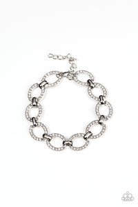 Date Night Debonair White Bracelet