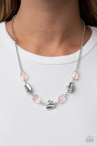 Inspirational Iridescence Pink Necklace