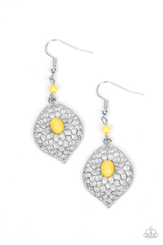 Perky Perennial Yellow Earring