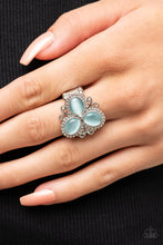 Load image into Gallery viewer, Bewitched Blossoms Blue Ring