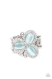 Bewitched Blossoms Blue Ring