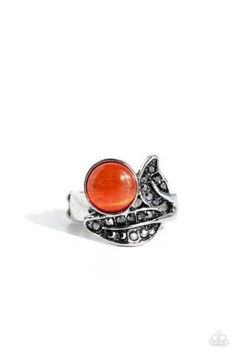 Cats Eye Candy Orange Ring