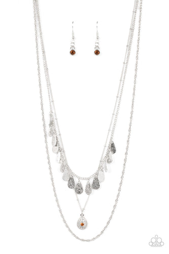 Prairie Dream Brown Necklace
