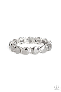Glitzy Glamorous Silver Bracelet