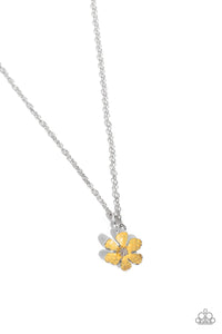 Cottage Retreat Yellow Necklace