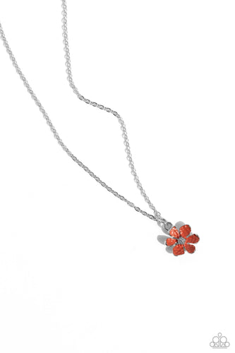 Cottage Retreat Orange Necklace