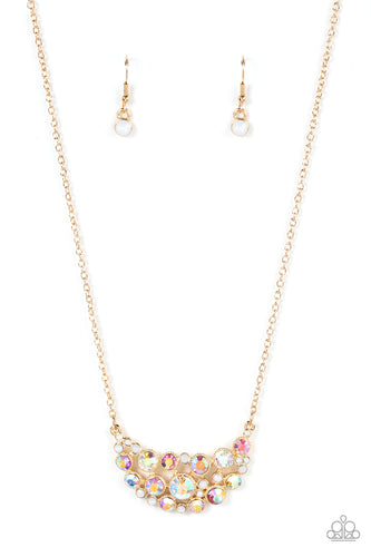 Effervescently Divine Gold Necklace