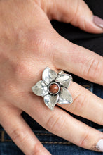 Load image into Gallery viewer, Ask For Flowers Brown Ring