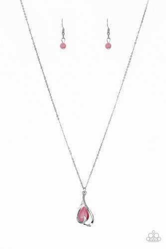 Tell Me A Love Story Pink Necklace