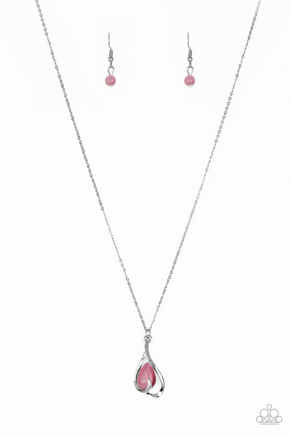 Tell Me A Love Story Pink Necklace