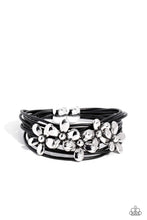 Load image into Gallery viewer, Here Comes the BLOOM Black Bracelet