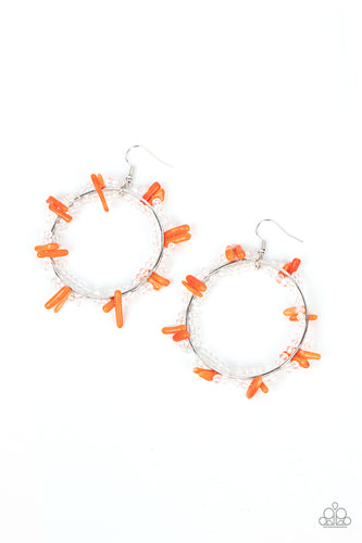 Ocean Surf Orange Earring