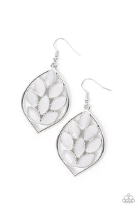 Glacial Glades White Earring