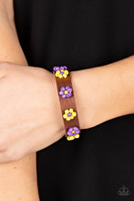 Load image into Gallery viewer, Flowery Frontier Purple Bracelet