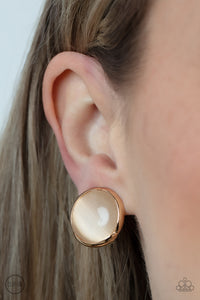 Cool Pools Gold Earring