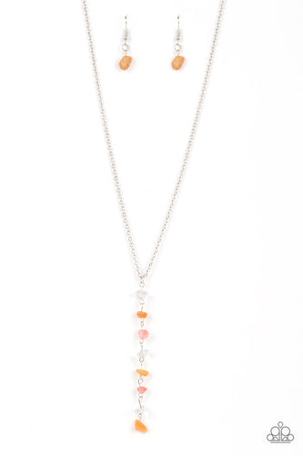 Tranquil Tidings Orange Necklace