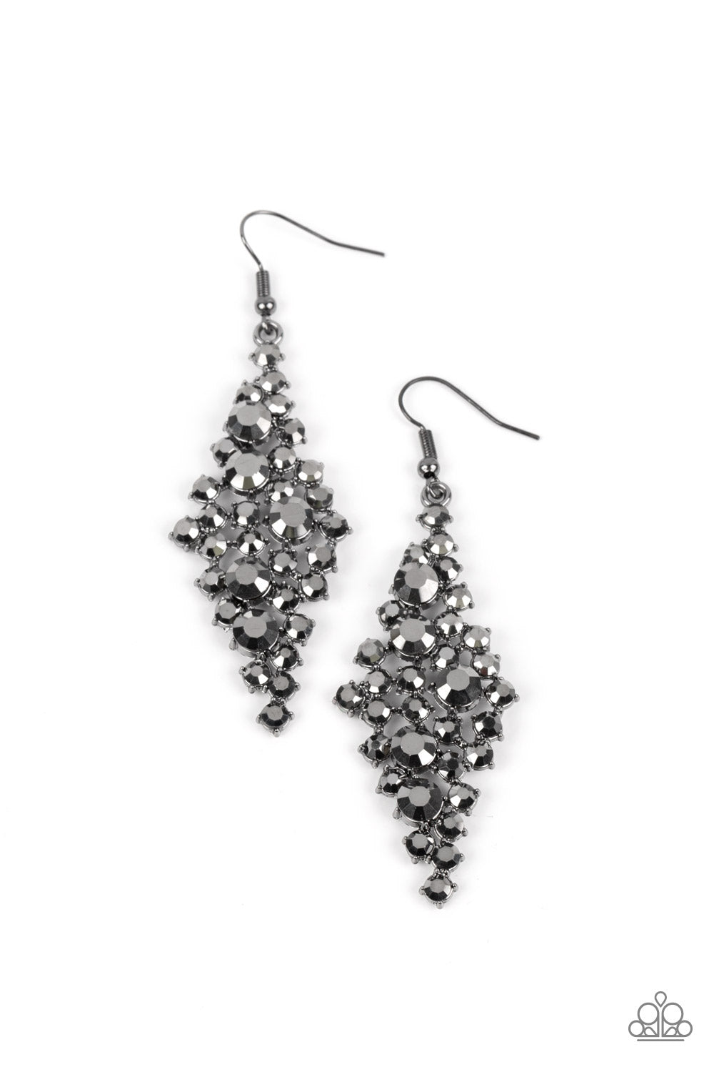 Celestial Comet Black Earring