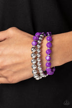 Load image into Gallery viewer, Summer Sabbatical Purple Bracelet