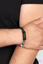Load image into Gallery viewer, Tropical Kaleidoscope Black Bracelet