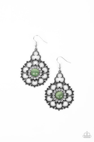 Floral Renaissance Green Earring