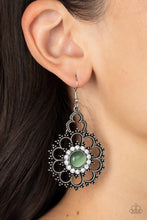 Load image into Gallery viewer, Floral Renaissance Green Earring