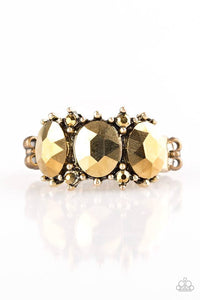 Straighten Your Crown Brass Ring