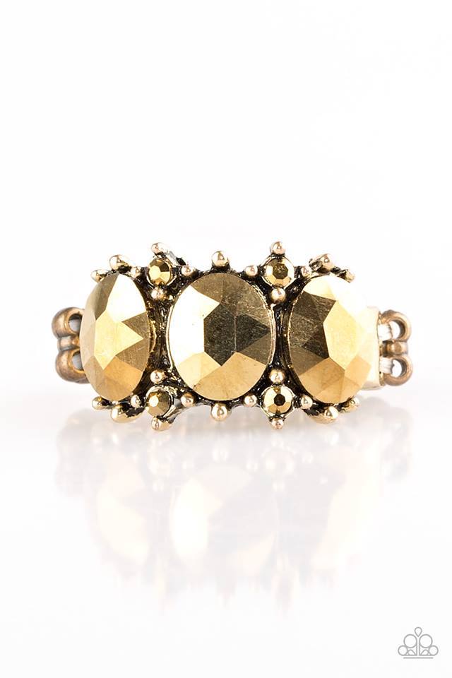 Straighten Your Crown Brass Ring