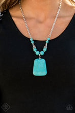 Load image into Gallery viewer, Sandstone Oasis Blue Necklace