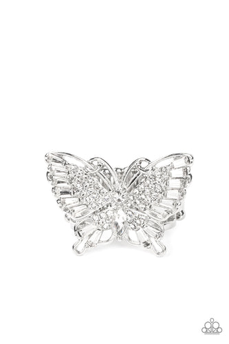 Fearless Flutter White Ring