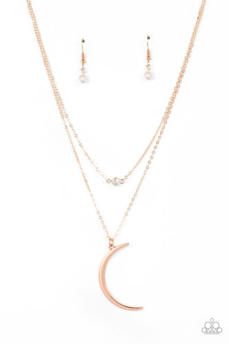 Modern Moonbeam Gold Necklace