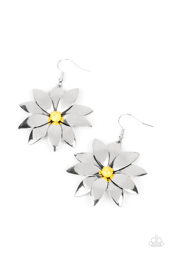 Pinwheel Prairies Yellow Earring