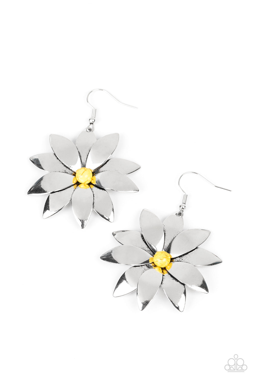 Pinwheel Prairies Yellow Earring