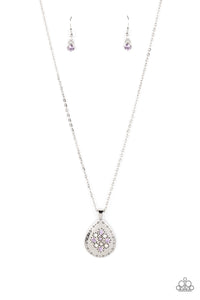 Cozy Cottage Purple Necklace