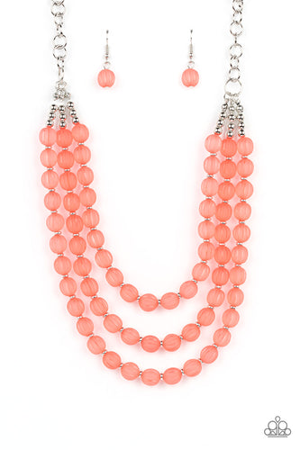 Summer Surprise Orange Necklace