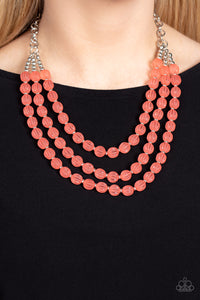 Summer Surprise Orange Necklace