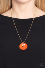 Load image into Gallery viewer, Beach House Harmony Orange Necklace