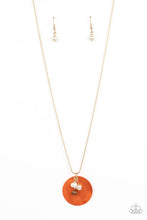 Load image into Gallery viewer, Beach House Harmony Orange Necklace