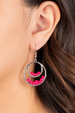 Load image into Gallery viewer, Bustling Beads Pink Earring