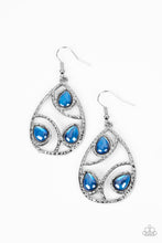 Load image into Gallery viewer, Send the BRIGHT Message Blue Earring